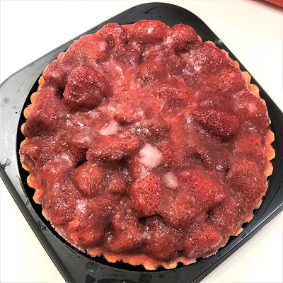 洋菓子店ソルシエ苺のコンポートタルト解凍